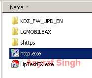 http.exe - flashing LG KDZ Firmware using R&amp;D Test tool