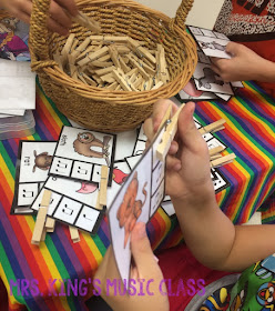 Music workstation ideas for fall include playing instruments, pumpkin matching games, candy corn puzzles and more! High engagement, active learning, high level conversations and smiles are all part of these centers for October and November in music class.