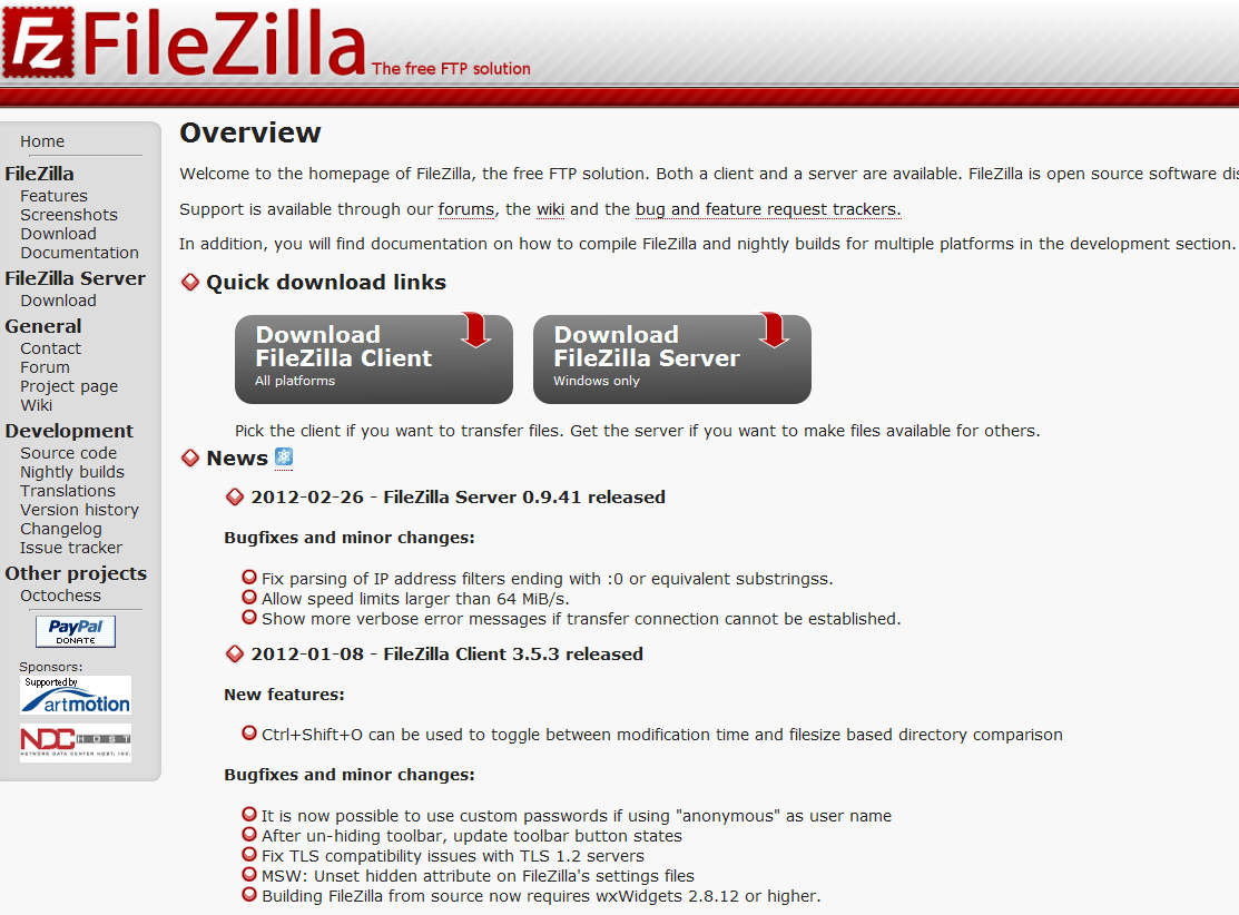 filezilla ftp client for windows 7 32 bit