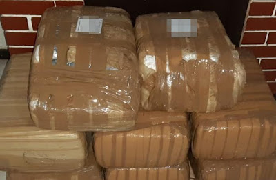 Decomisa la PESP 8 paquetes de narcótico en Sonoyta 