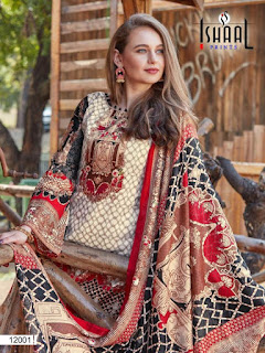 Ishaal Gulmohar 12 Pure Lawn Salwar Kameez Collection 2020 Latest