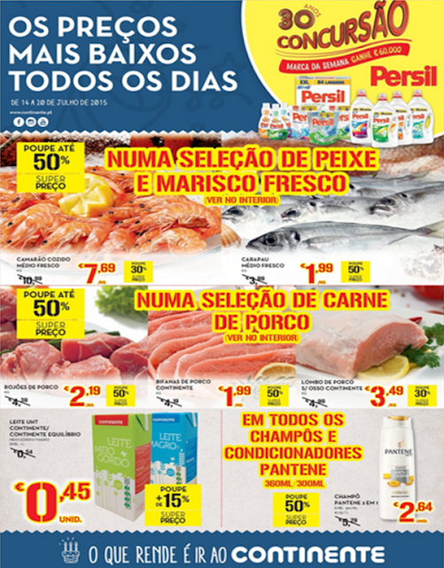 Antevisão folheto Continente  