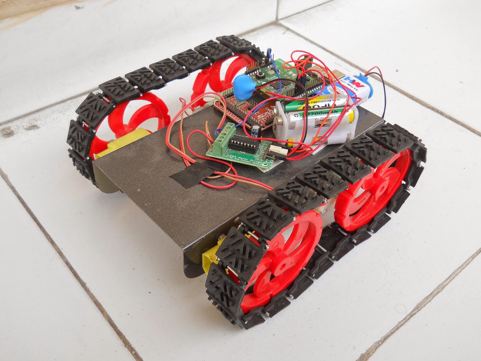 ROBO ZONE: Bluetooth controlled robot using ARDUINO