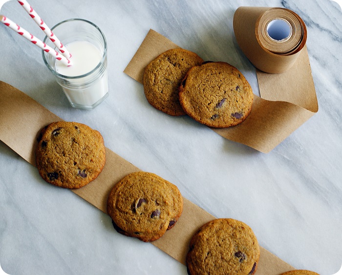 gluten-free pumpkin chocolate chip cookies