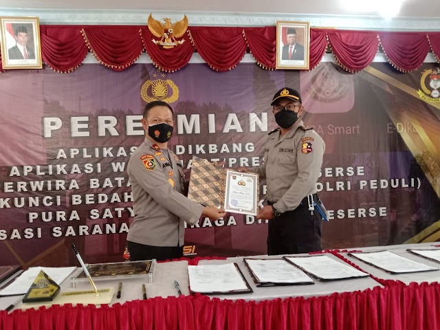 Aplikasi E-Dikbang dan Aplikasi WSA Smart Presisi Diresmikan