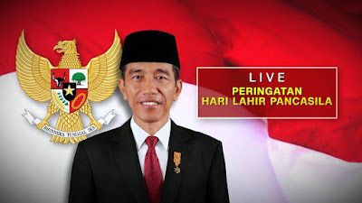 Pidato Lengkap Presiden Jokowi di Hari Lahir Pancasila : Pandemi Uji Kedisiplinan Kita