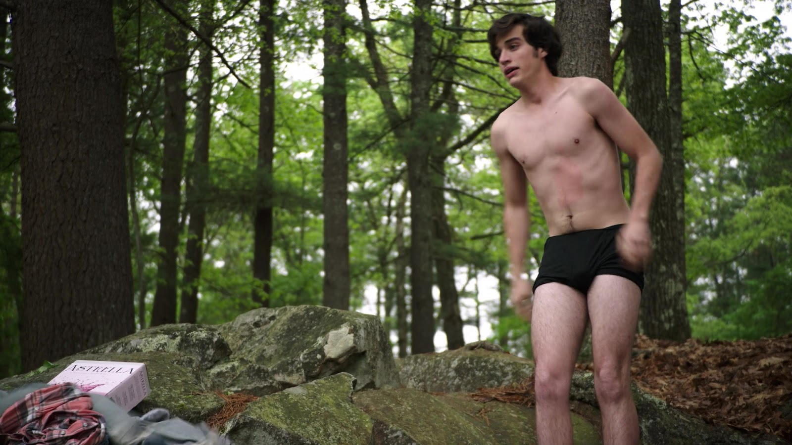 Joey Bragg nude in Father Of The Year.