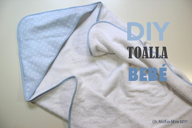 diy tutorial canastilla toalla bebe capucha