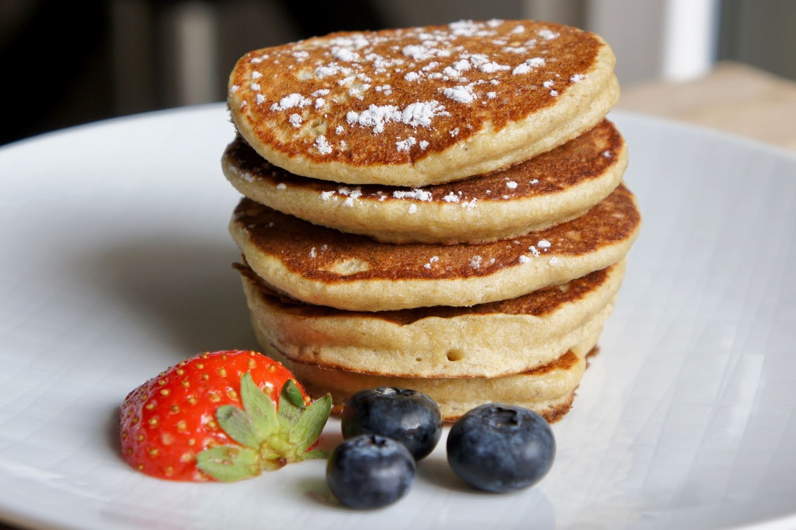 REZEPT: glutenfreie Bananen-Haferflocken Pancakes ♥ Ein glutenfreier Blog