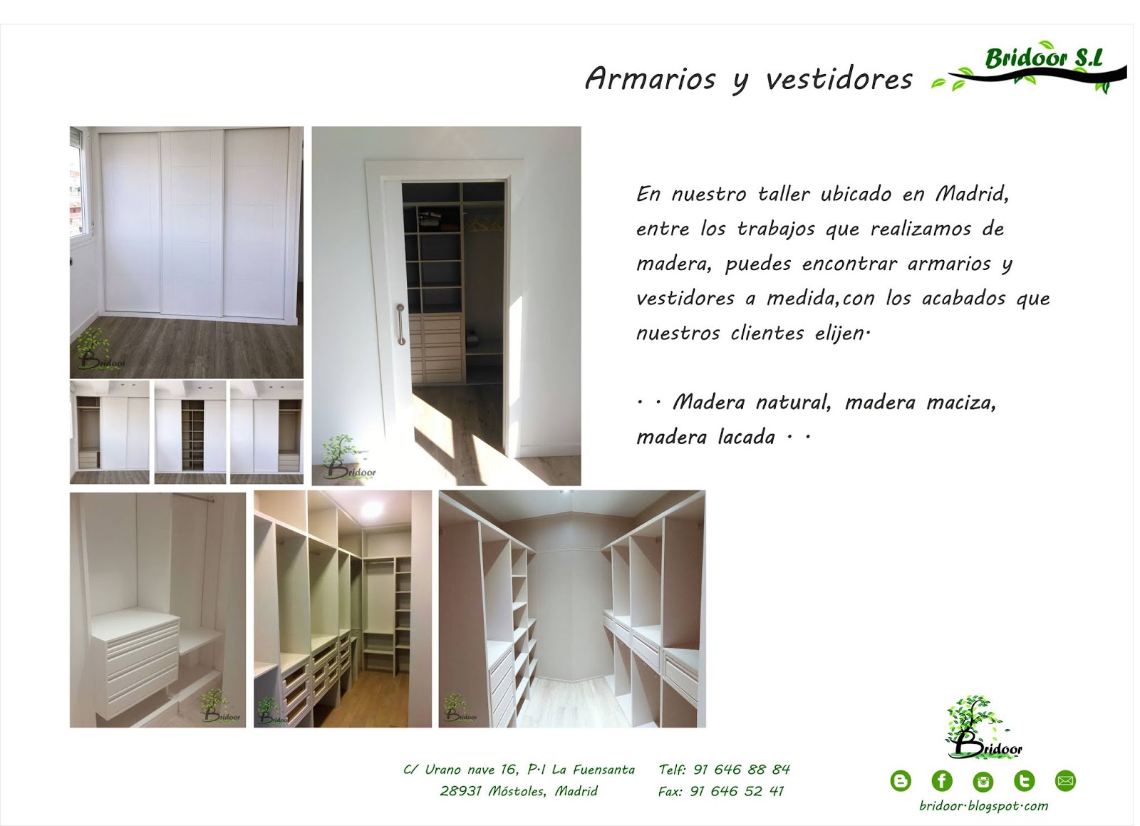 Bridoor S.L: Armarios
