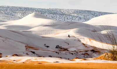 Fenomena Salju di Gurun Sahara, Normalkah?