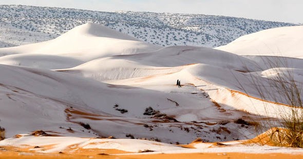 Fenomena Salju Di Gurun Sahara Normalkah Gurugeografi Id