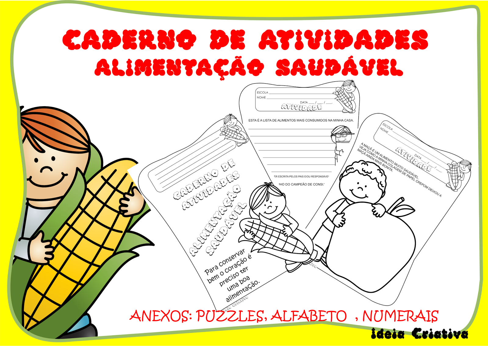 Caderno de Atividades Alimentação Saudável