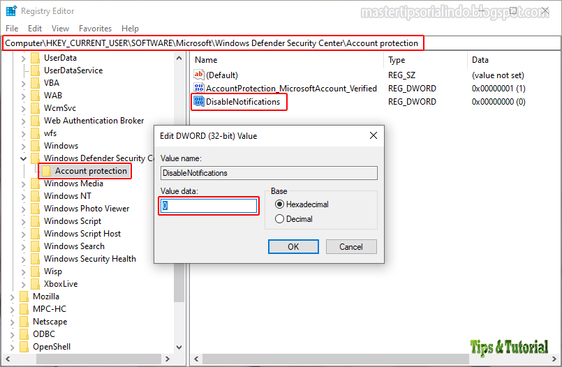 Cara Mengaktifkan atau Menonaktifkan Notifikasi Problems with Dynamic