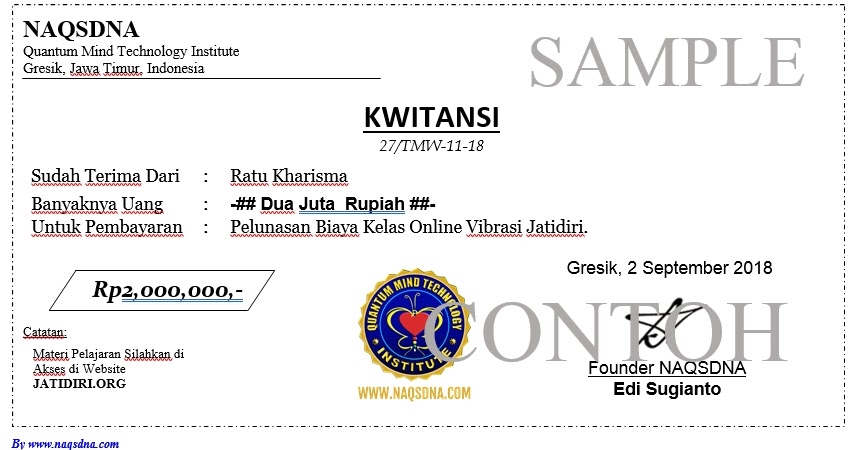 Aplikasi Pembuat Kwitansi Otomatis Naqsdna Com