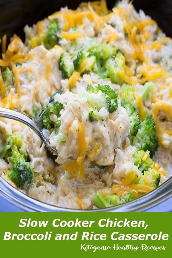 Slow Cooker Chicken, Broccoli and Rice Casserole - Easy Dinner Recipes ...