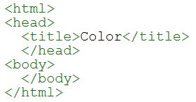 Green Color for HTML tag and tag name Green Color for HTML tag and tag name