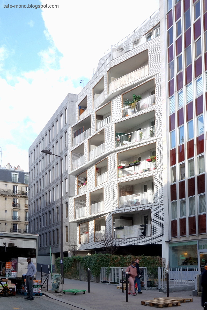 TATÉMONO ドゥスー デ ベルジュ街の建物 Immeuble de la rue du Dessous des Berges TATÉMONO ドゥスー デ ベルジュ街の建物 Immeuble de la rue du Dessous des Berges