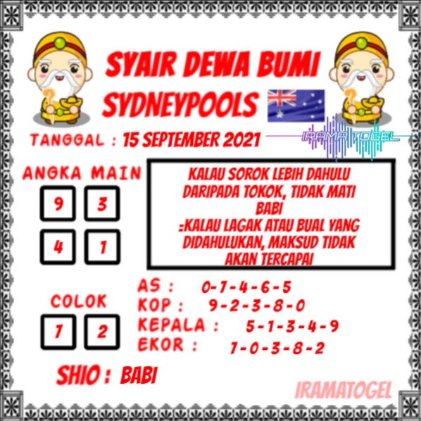 syair sydney rabu