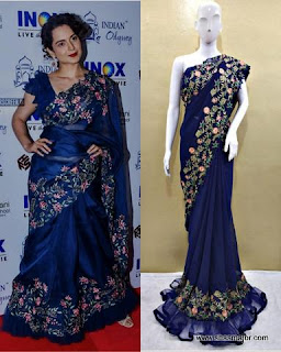 georgette sarees party wear