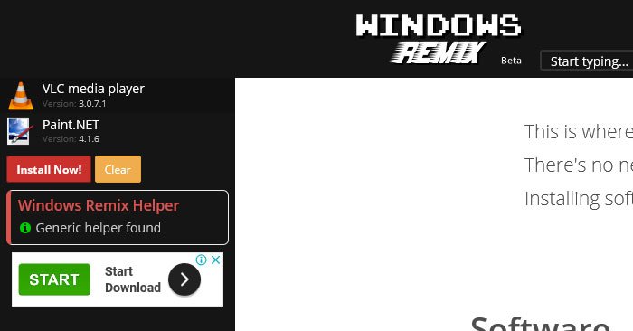 WindowsRemix:全新安装 Windows 后安装多个应用程序