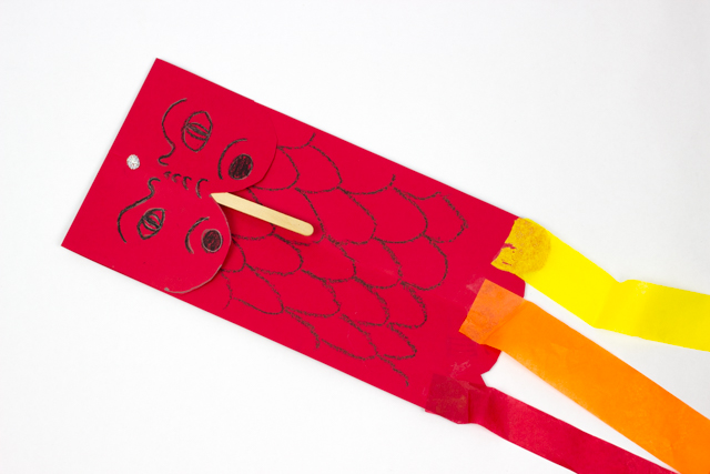 chinese new year dragon kite