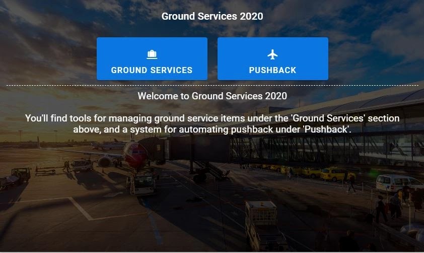 MSFS2020 Ground Services 2020 App V.0.0.1