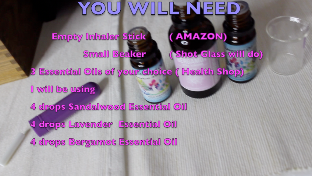 beautiful me plus you How to Make Aromatherapy/ Essential Oil Inhaler
