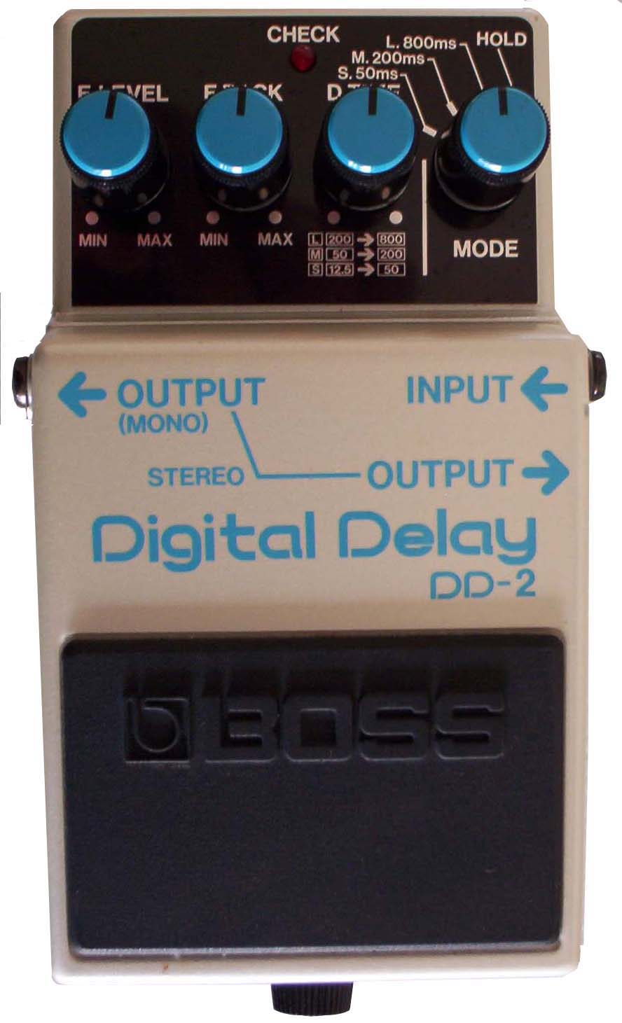 guitar effects / אפקטים לגיטרה BOSS DD 2 DIGITAL DELAY