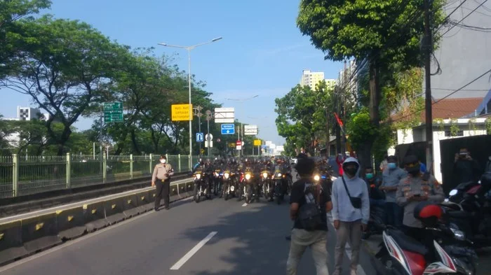 Belum Sampai di Istana Sudah Dicegat Rombongan Polisi, HMI Muis Tak Jadi Demo