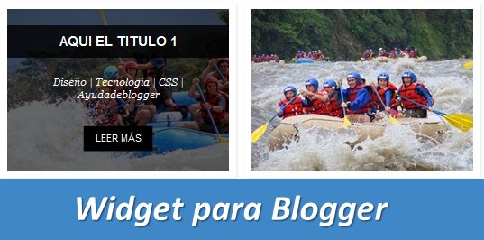 Widgets para Blogger – Galería de imágenes nuevos estilos V4