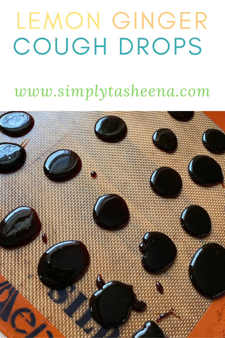Immunity Boosting Lemon Ginger Cough Drops Simply Tasheena