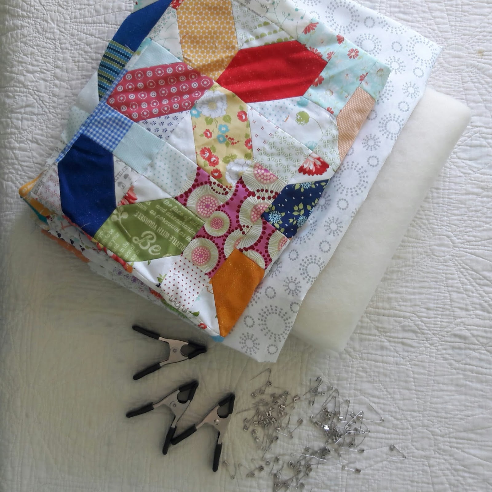 All About Pin Basting a Quilt - New Quilters