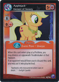 My Little Pony Applejack, Element of Honesty Canterlot Nights CCG Card