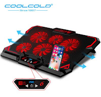 Powerful Portable Adjustable Laptop Cooling Stand