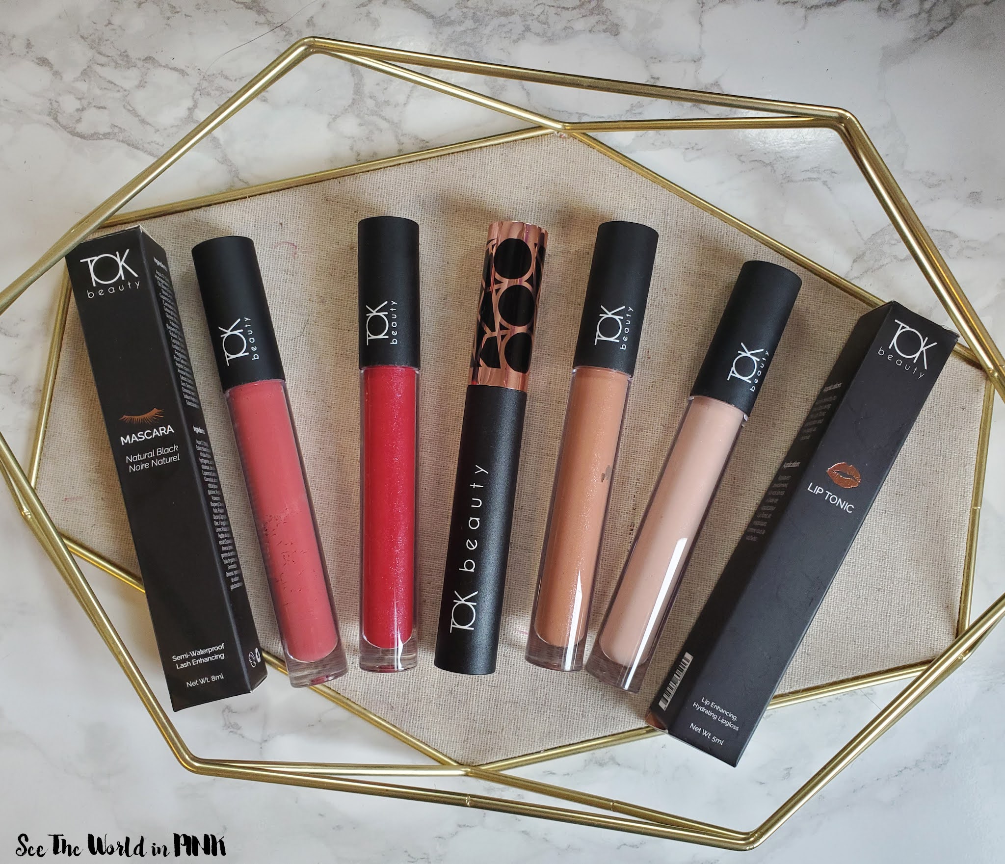 Tok Beauty - Eyes That Tok Mascara and Lip Tonic Swatches and Thoughts