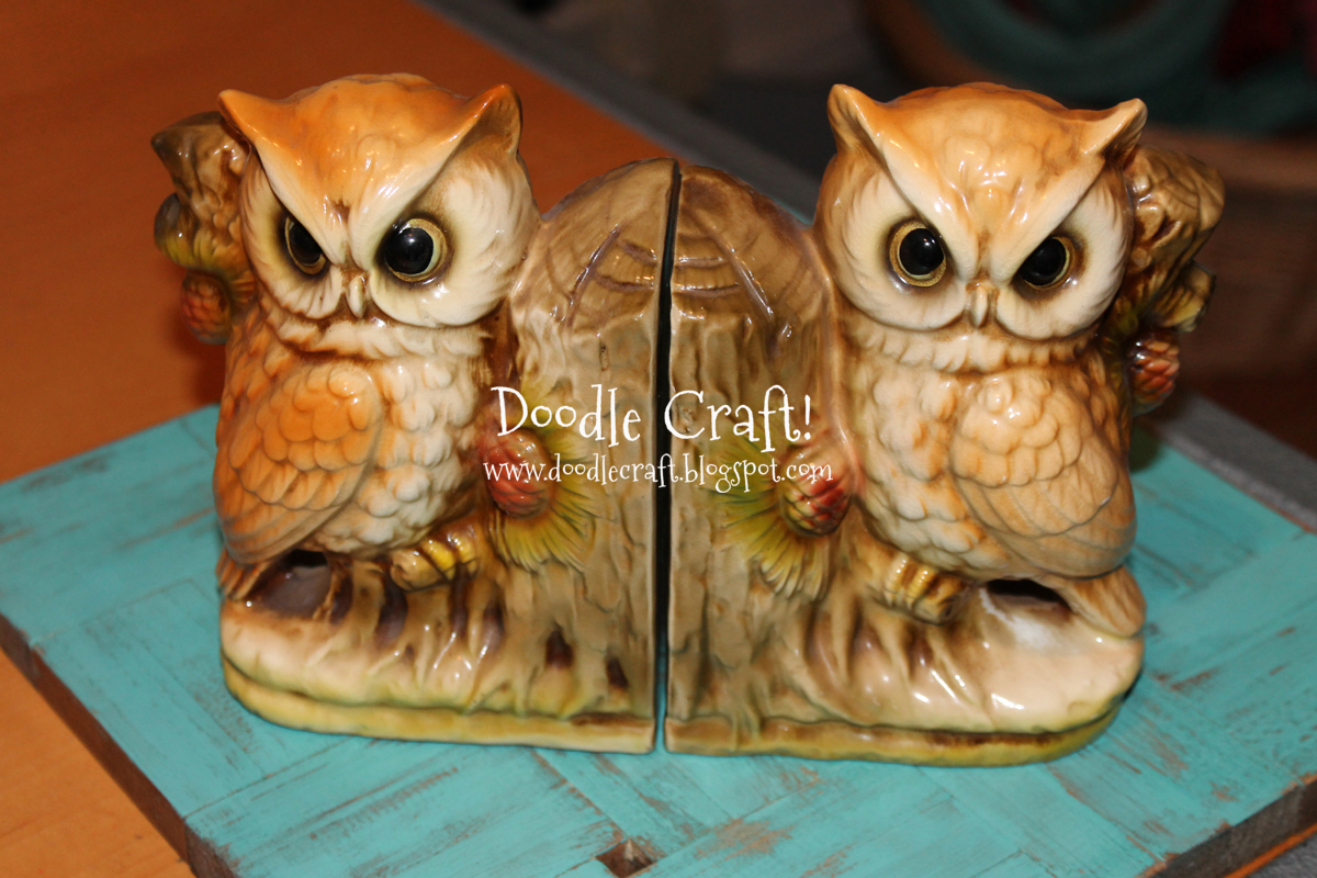 Vintage Owl BookendsUpdated!