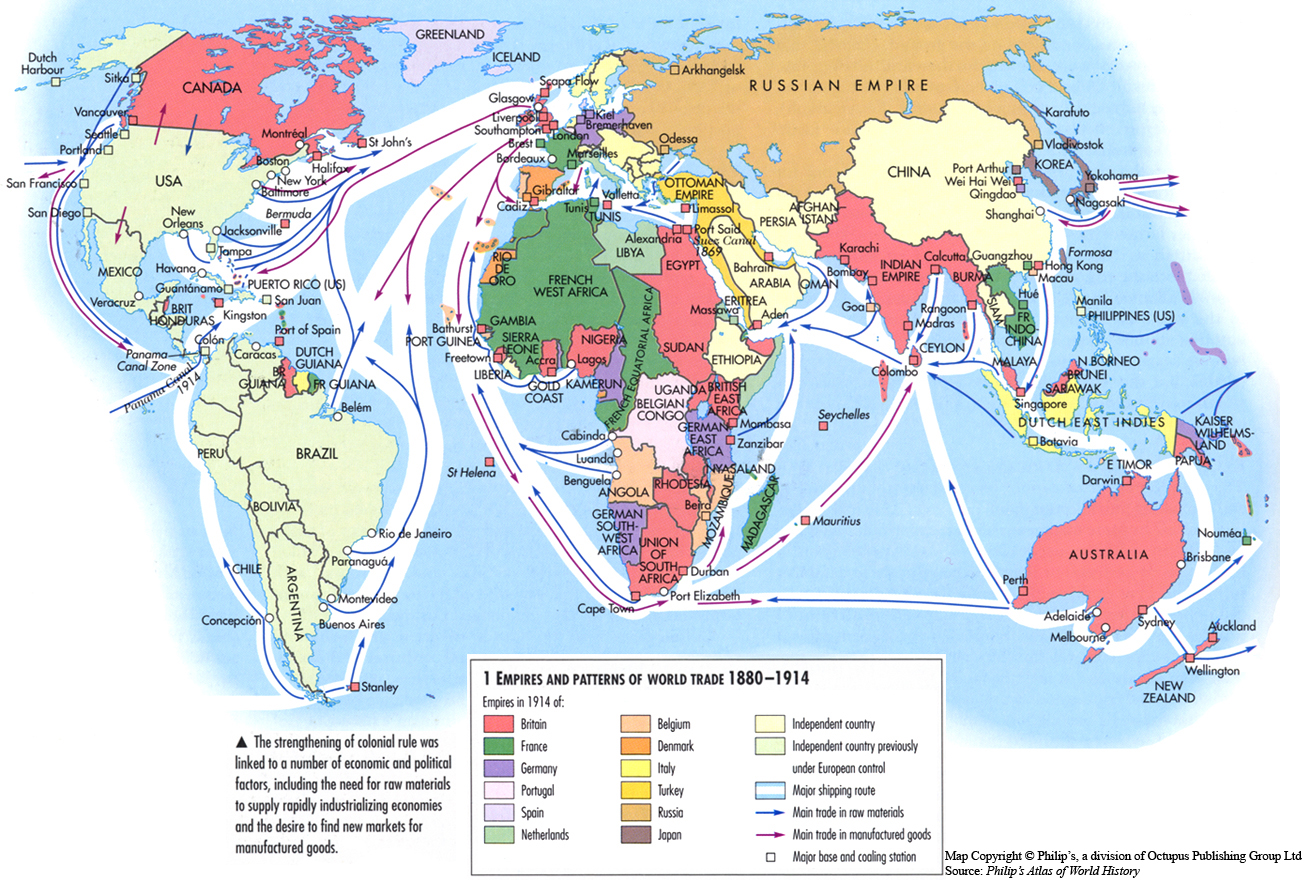 Крупные колониальные страны. Колонии в начале 20 века карта.