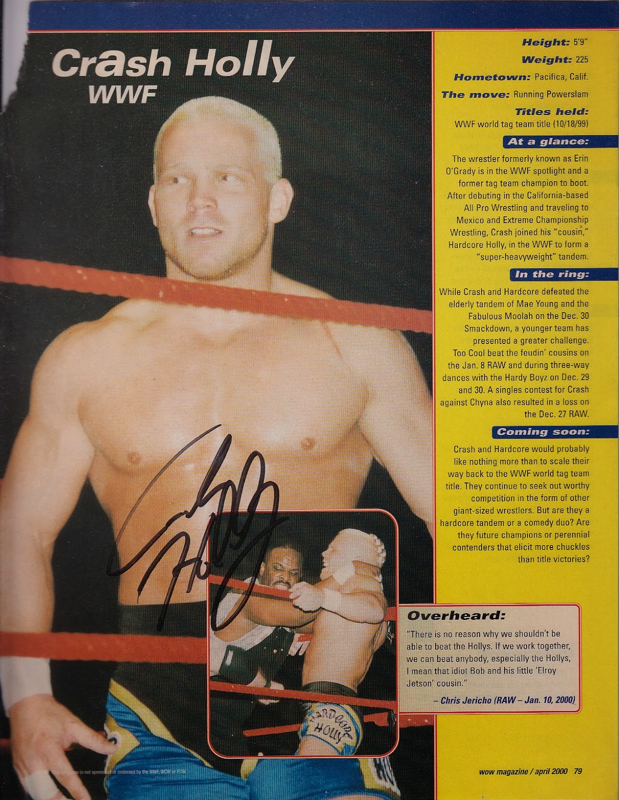 Daily Autograph Crash Holly