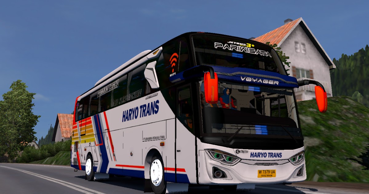 Livery Haryo Trans For Jetbus 3+ Shd Hino Rk8 Adudu Cvt Diny V1 By Fayaz - Mod Ets2 Indonesia
