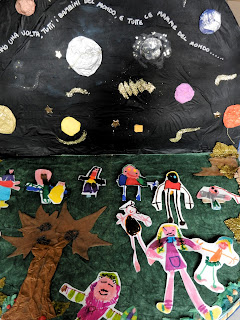 bambini e pianeti astrali disegnati da bambini
