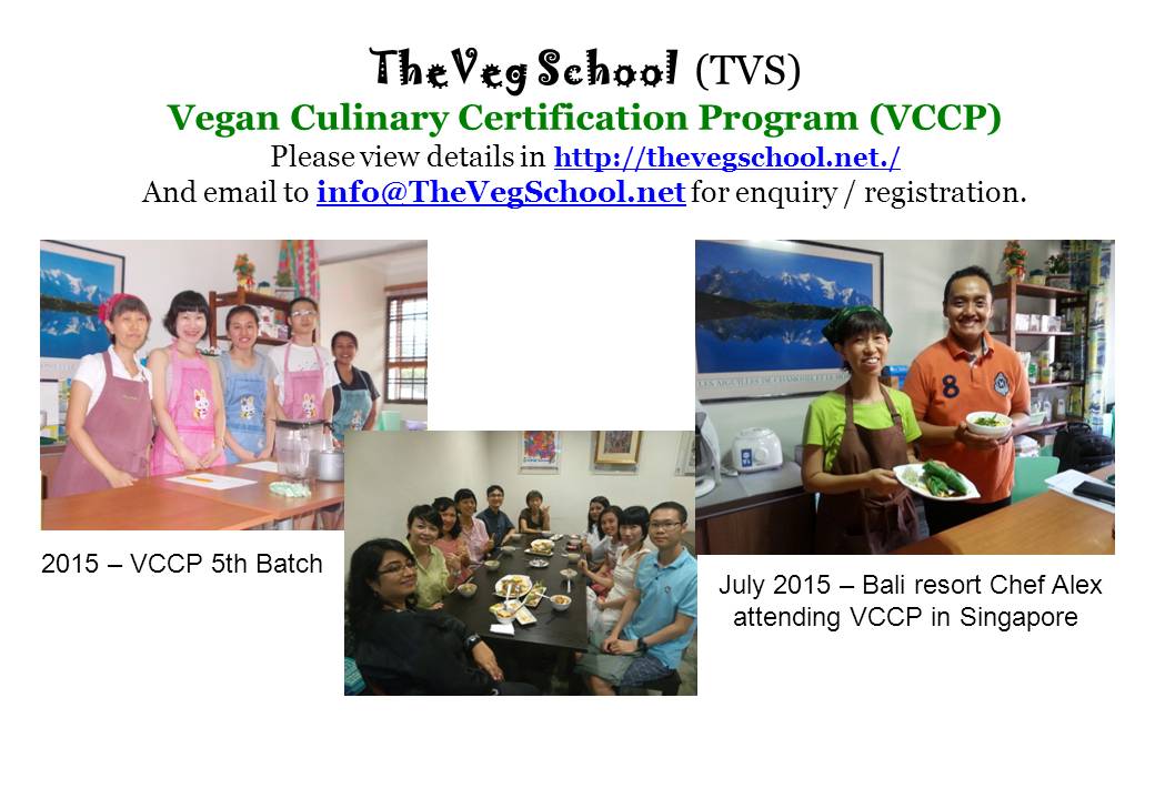 2015 Vegetarian Culinary Certification Program