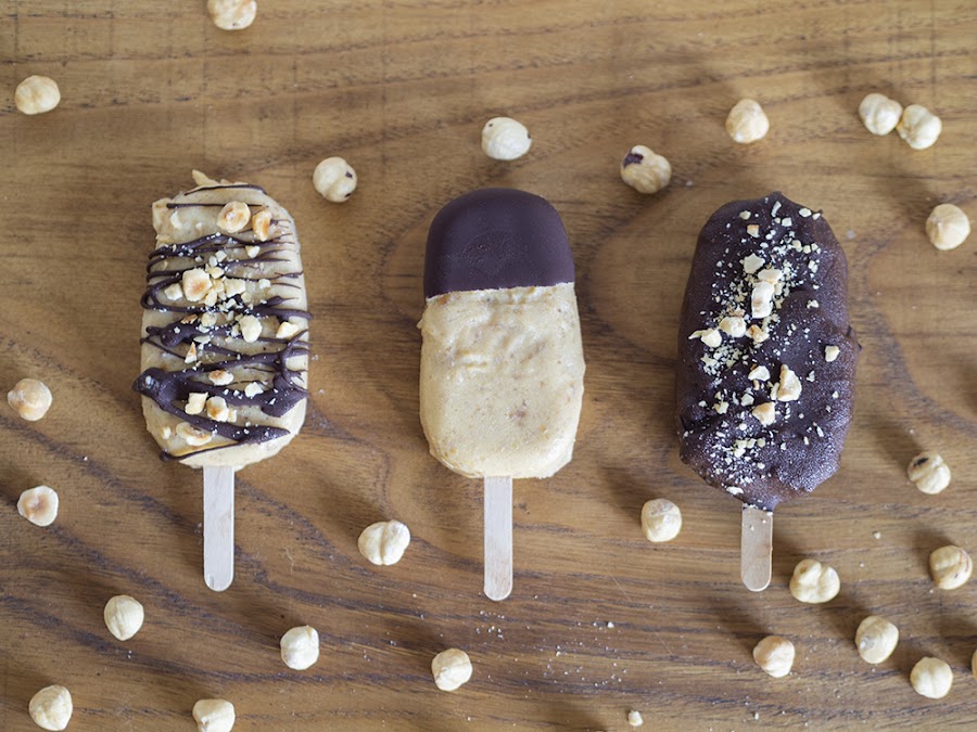 Helado saludable de plátano y mango _12