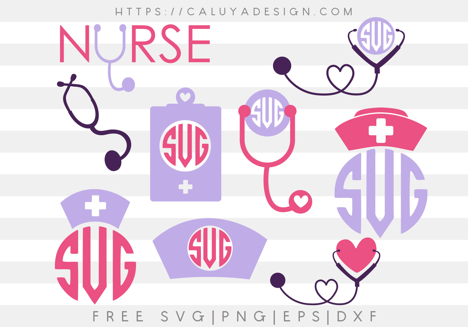 Free Nursing Healthcare Themed Svgs