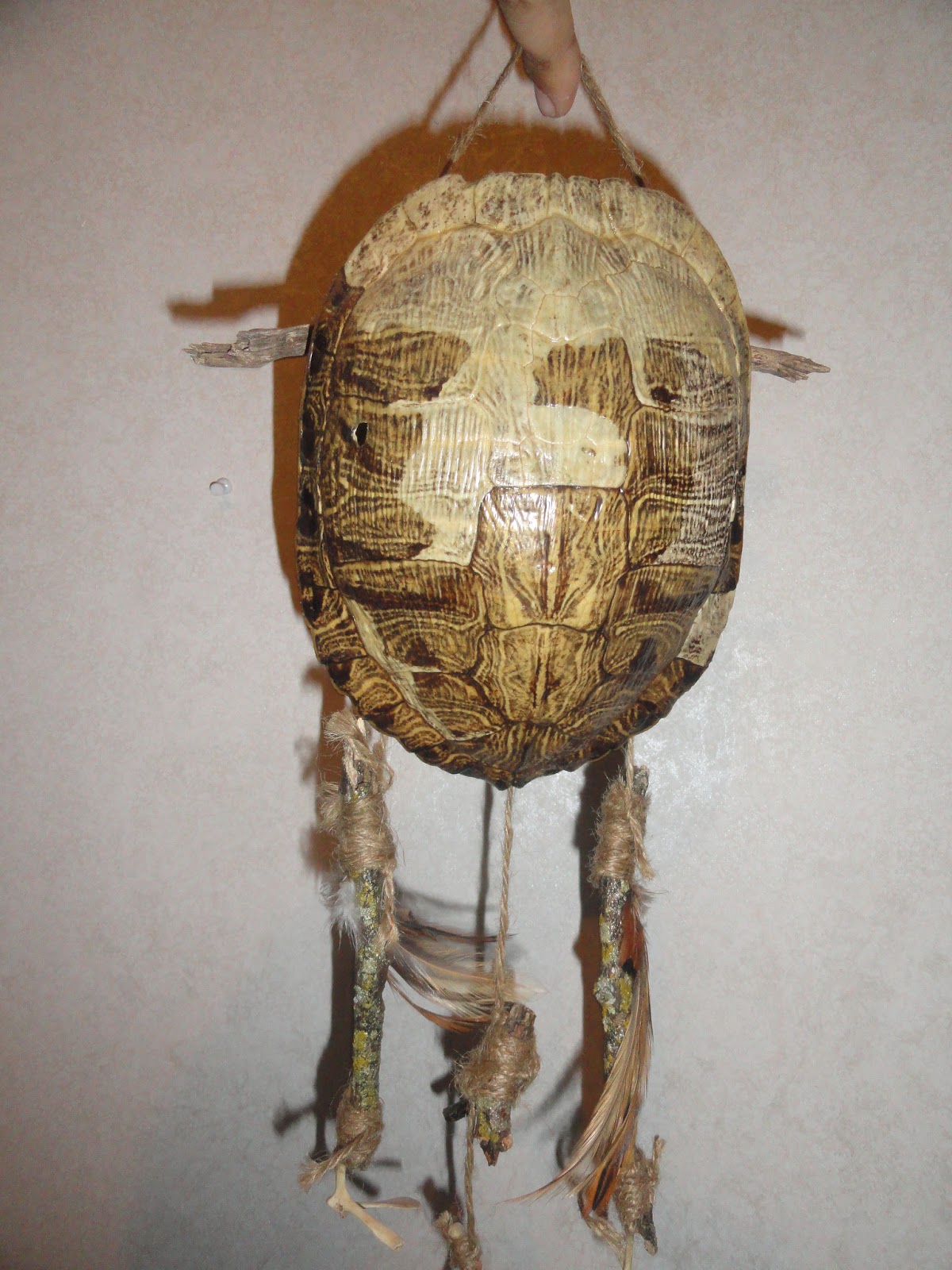 Crafts of the Living Dead: DIY Turtle Shell Voodoo Wind Chimes