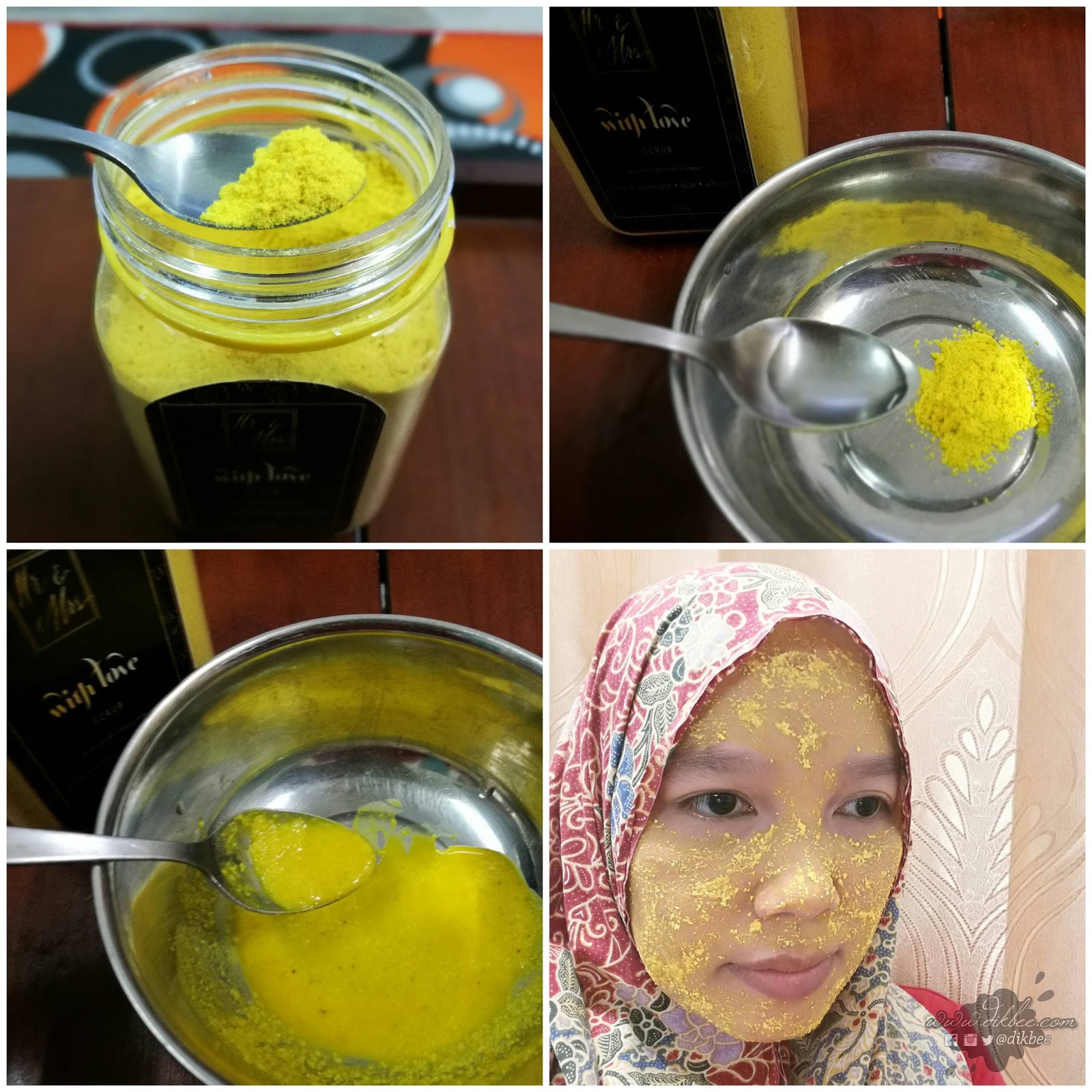 Kulit Halus Dengan Produk Kunyit Mr Mrs Scrub With Love Lovely Bee