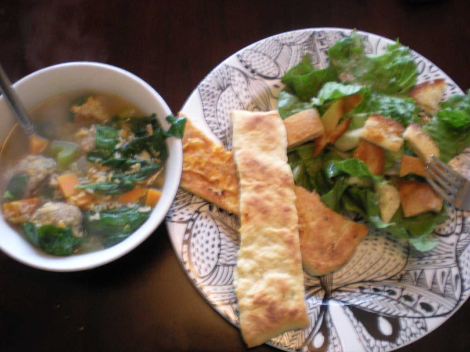 Girls Gone Mild Olive Garden Inspired Soup, Salad and Bread sticks