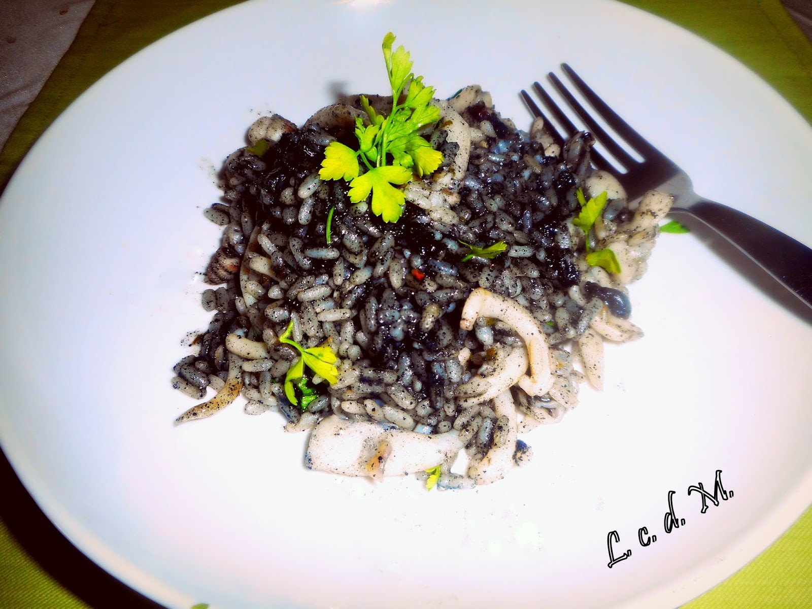 La cucina di Molly RISOTTO AL NERO DI SEPPIA