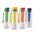Cello Infuse Plastic Water Bottle Set, 800ml, Set of 4, Assorted