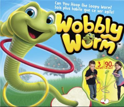 Wobbly Worm spel ringgooien